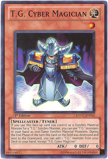 T.G. Cyber Magician [EXVC-EN016] Super Rare | Dragon's Lair Comics and Fantasy Houston TX