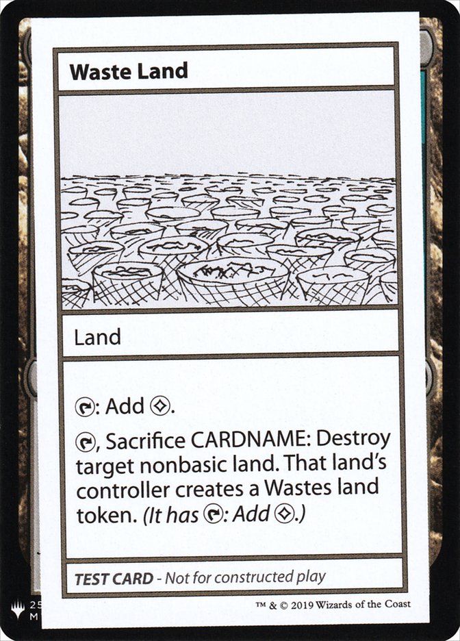 Waste Land [Mystery Booster Playtest Cards] | Dragon's Lair Comics and Fantasy Houston TX