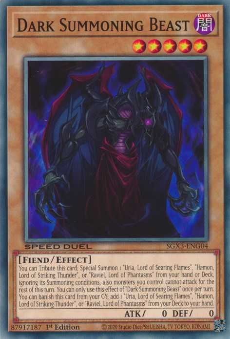Dark Summoning Beast [SGX3-ENG04] Common | Dragon's Lair Comics and Fantasy Houston TX