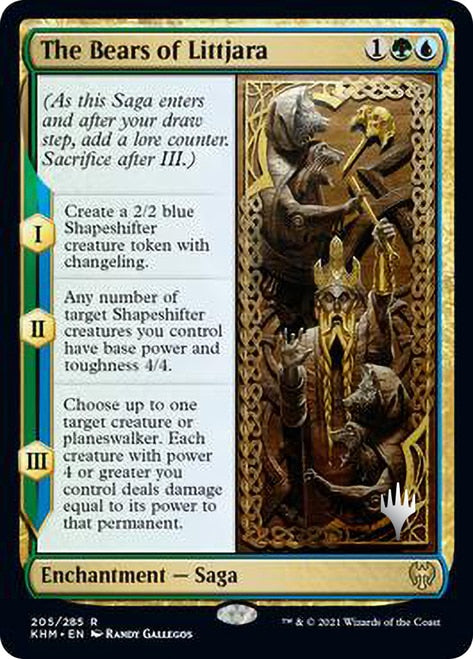 The Bears of Littjara (Promo Pack) [Kaldheim Promos] | Dragon's Lair Comics and Fantasy Houston TX