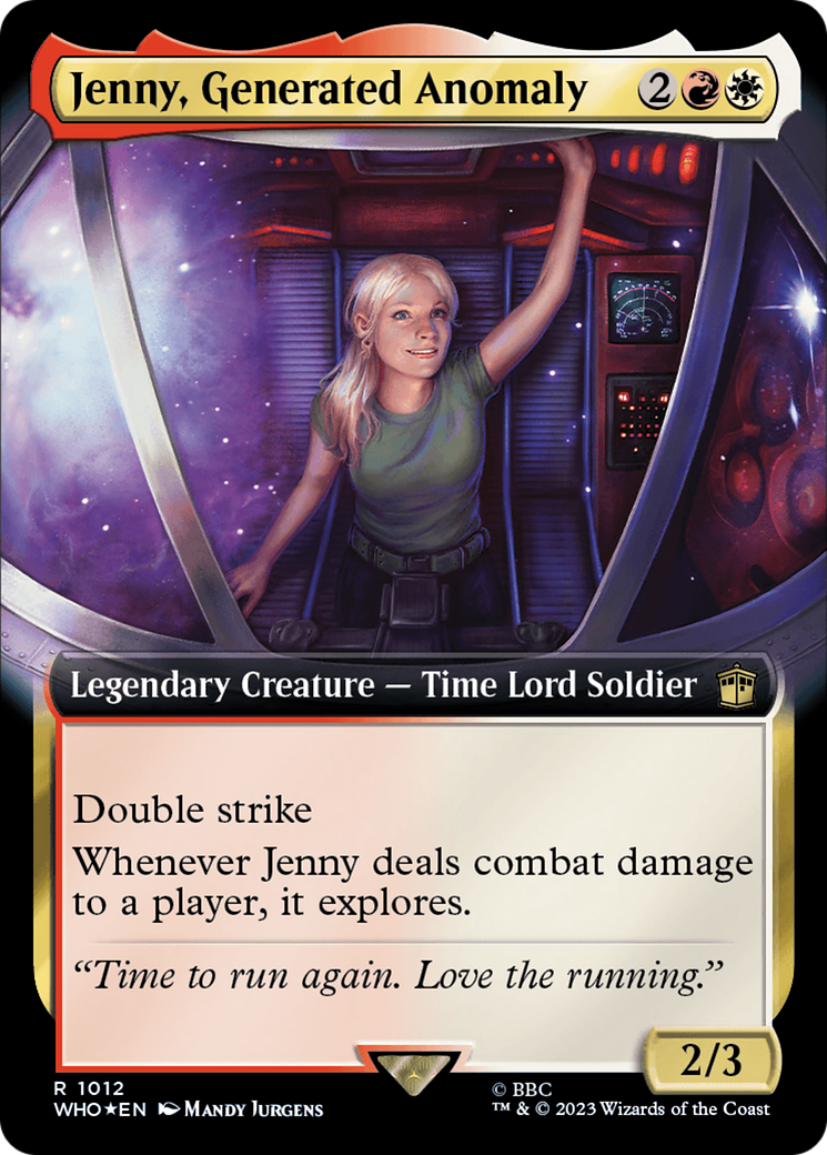 Jenny, Generated Anomaly (Extended Art) (Surge Foil) [Doctor Who] | Dragon's Lair Comics and Fantasy Houston TX