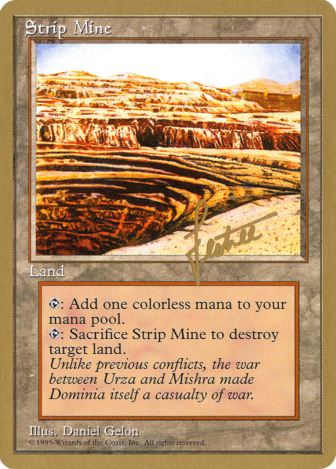 Strip Mine (Bertrand Lestree) [Pro Tour Collector Set] | Dragon's Lair Comics and Fantasy Houston TX