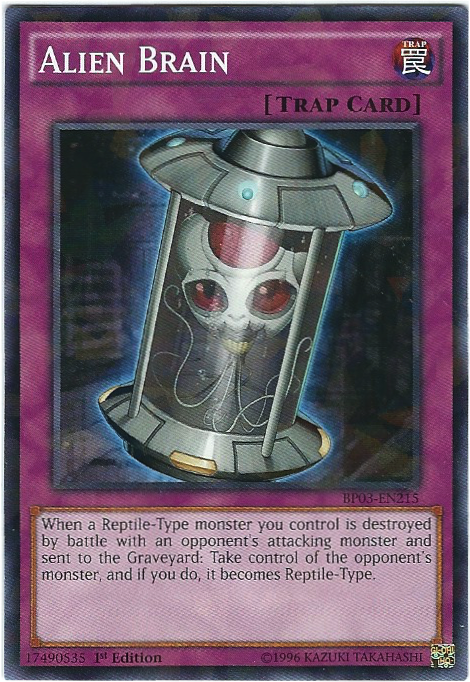 Alien Brain [BP03-EN215] Shatterfoil Rare | Dragon's Lair Comics and Fantasy Houston TX
