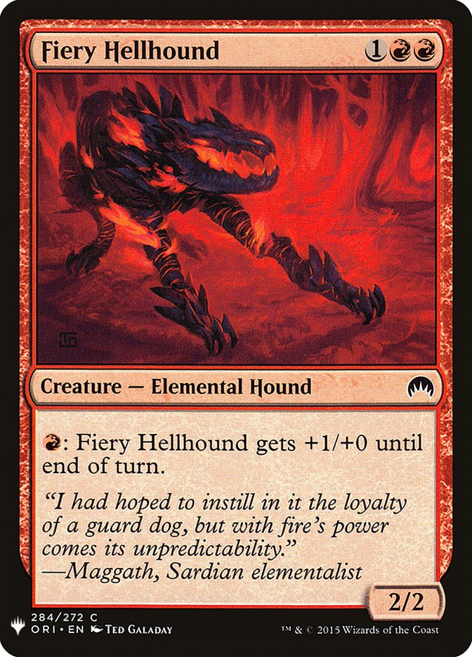 Fiery Hellhound [Mystery Booster] | Dragon's Lair Comics and Fantasy Houston TX
