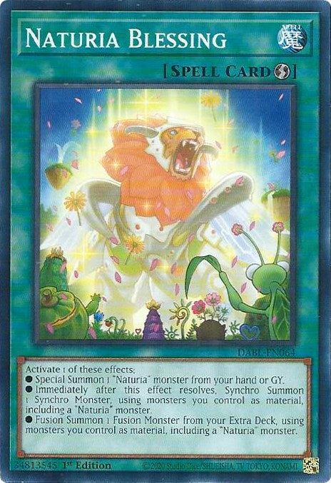 Naturia Blessing [DABL-EN064] Common | Dragon's Lair Comics and Fantasy Houston TX