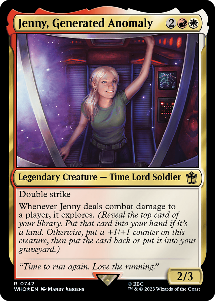 Jenny, Generated Anomaly (Surge Foil) [Doctor Who] | Dragon's Lair Comics and Fantasy Houston TX