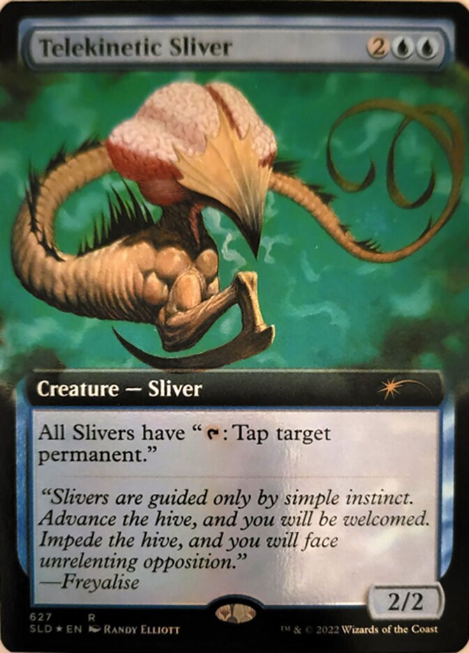 Telekinetic Sliver (Extended Art) [Secret Lair Drop Promos] | Dragon's Lair Comics and Fantasy Houston TX