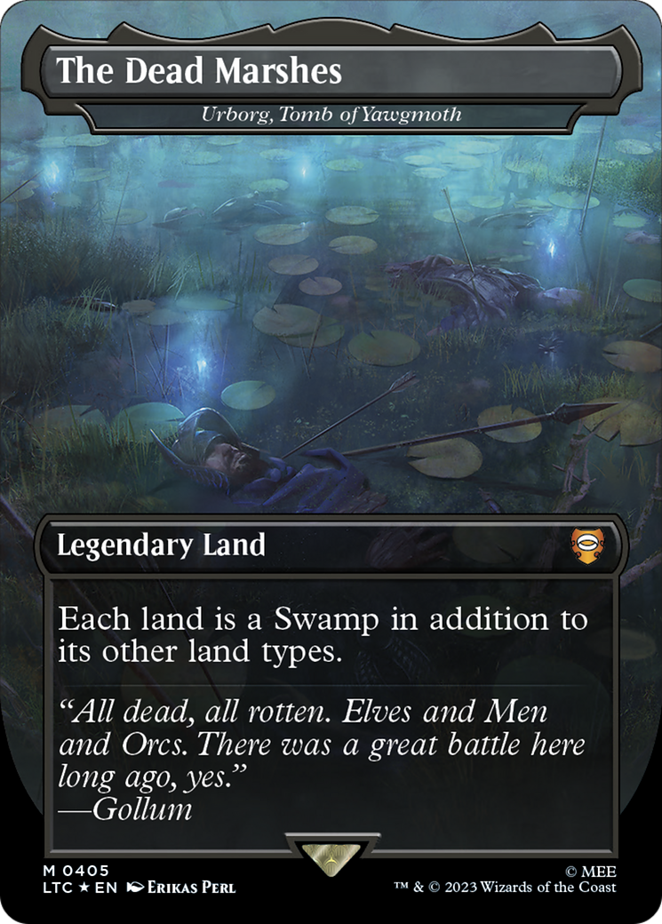 The Dead Marshes - Urborg, Tomb of Yawgmoth (Surge Foil Realms and Relics) [The Lord of the Rings: Tales of Middle-Earth Commander] | Dragon's Lair Comics and Fantasy Houston TX