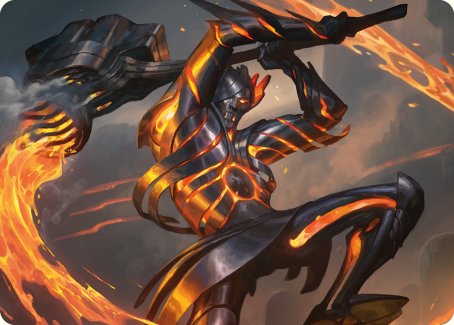 Forgehammer Centurion Art Card [Phyrexia: All Will Be One Art Series] | Dragon's Lair Comics and Fantasy Houston TX