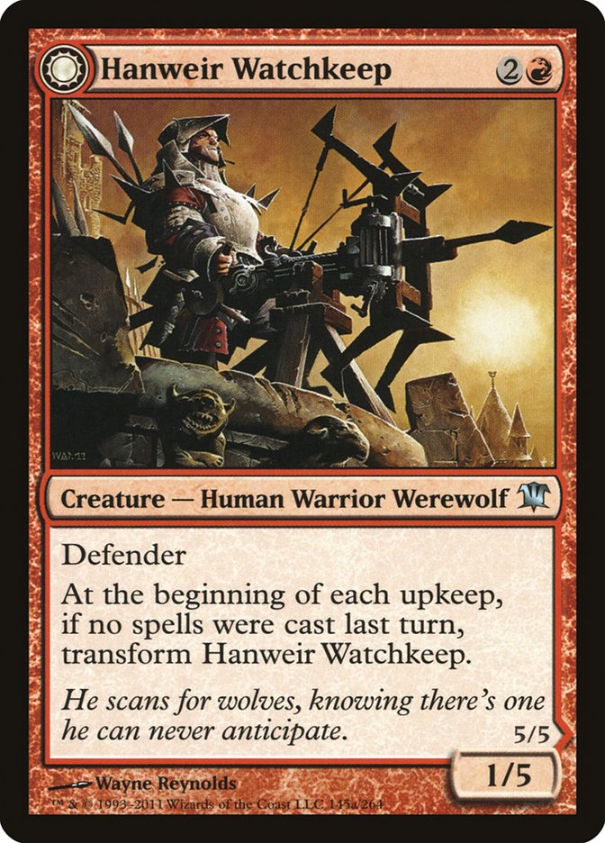 Hanweir Watchkeep // Bane of Hanweir [Innistrad] | Dragon's Lair Comics and Fantasy Houston TX