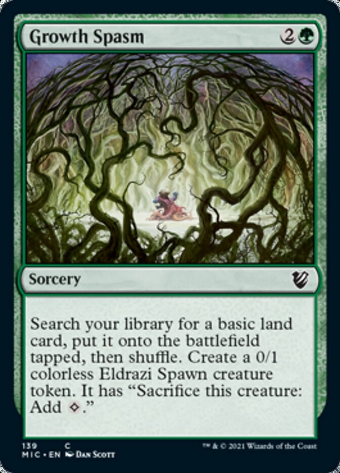 Growth Spasm [Innistrad: Midnight Hunt Commander] | Dragon's Lair Comics and Fantasy Houston TX