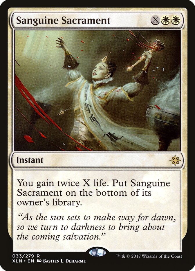 Sanguine Sacrament [Ixalan] | Dragon's Lair Comics and Fantasy Houston TX