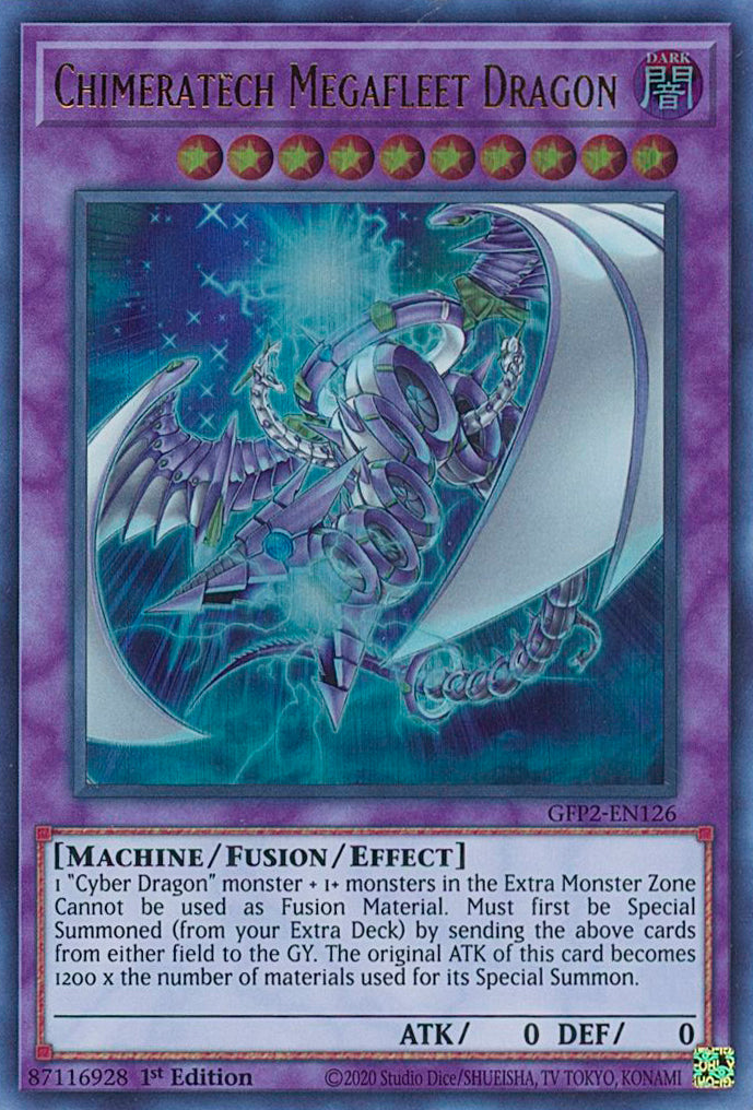 Chimeratech Megafleet Dragon [GFP2-EN126] Ultra Rare | Dragon's Lair Comics and Fantasy Houston TX