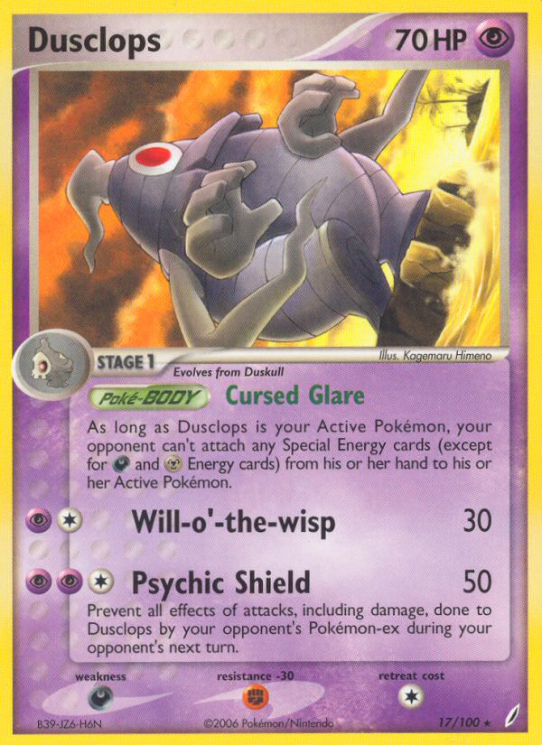 Dusclops (17/100) [EX: Crystal Guardians] | Dragon's Lair Comics and Fantasy Houston TX