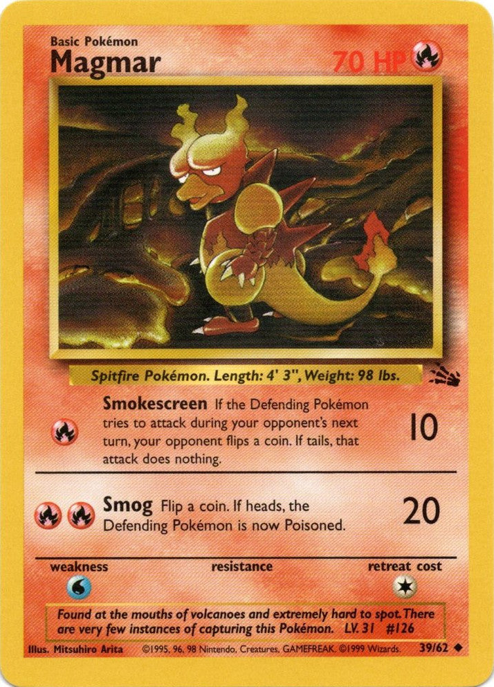 Magmar (39/62) [Fossil Unlimited] | Dragon's Lair Comics and Fantasy Houston TX