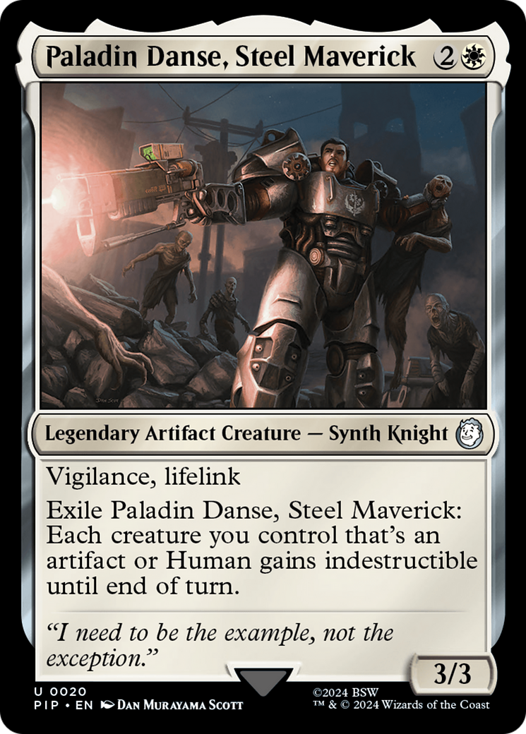 Paladin Danse, Steel Maverick [Fallout] | Dragon's Lair Comics and Fantasy Houston TX