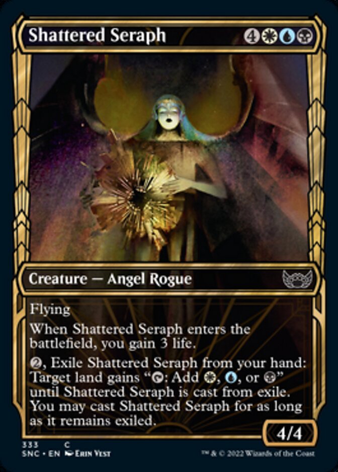 Shattered Seraph (Showcase Golden Age) [Streets of New Capenna] | Dragon's Lair Comics and Fantasy Houston TX
