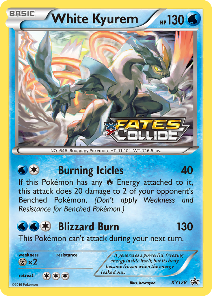 White Kyurem (XY128) [XY: Black Star Promos] | Dragon's Lair Comics and Fantasy Houston TX