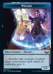 Devil // Wizard Double-Sided Token [Streets of New Capenna Tokens] | Dragon's Lair Comics and Fantasy Houston TX