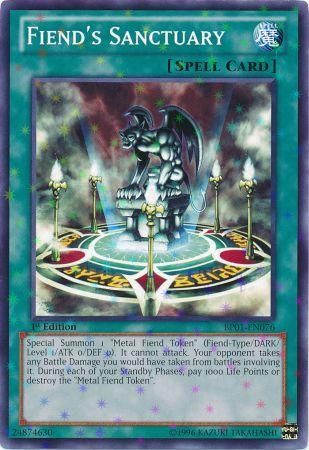 Fiend's Sanctuary [BP01-EN076] Starfoil Rare | Dragon's Lair Comics and Fantasy Houston TX