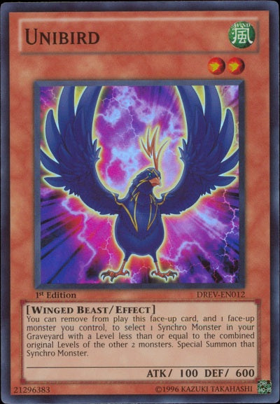 Unibird [DREV-EN012] Super Rare | Dragon's Lair Comics and Fantasy Houston TX
