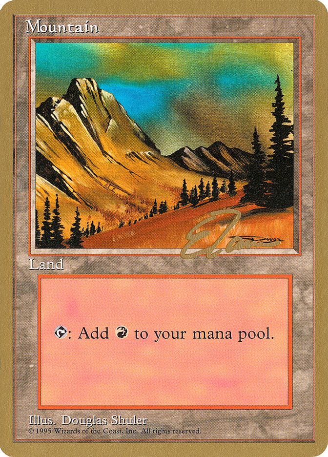 Mountain (et375) (Eric Tam) [Pro Tour Collector Set] | Dragon's Lair Comics and Fantasy Houston TX