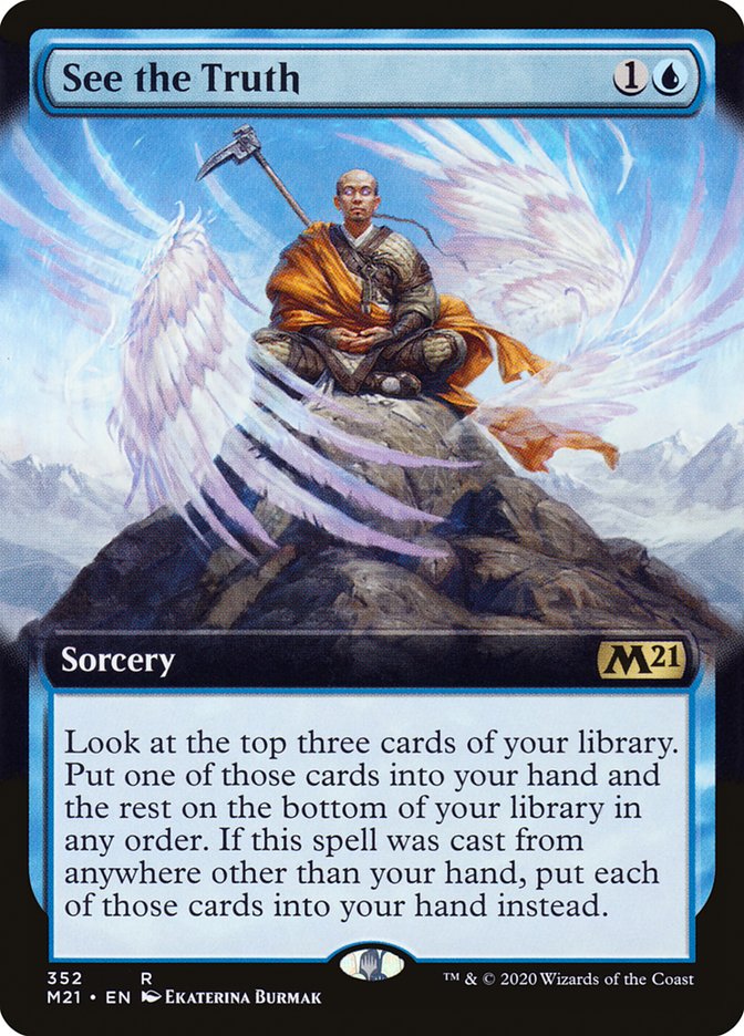 See the Truth (Extended Art) [Core Set 2021] | Dragon's Lair Comics and Fantasy Houston TX