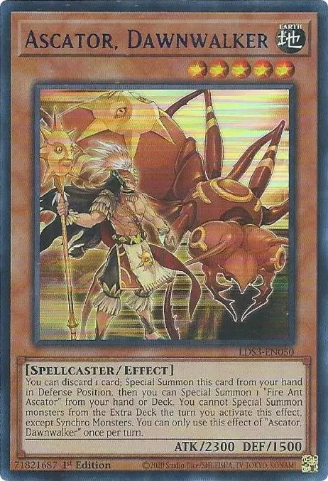 Ascator, Dawnwalker (Blue) [LDS3-EN050] Ultra Rare | Dragon's Lair Comics and Fantasy Houston TX