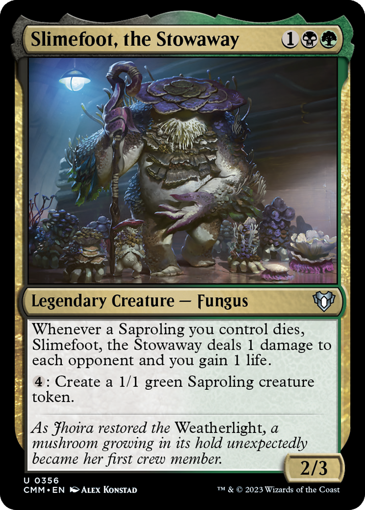 Slimefoot, the Stowaway [Commander Masters] | Dragon's Lair Comics and Fantasy Houston TX