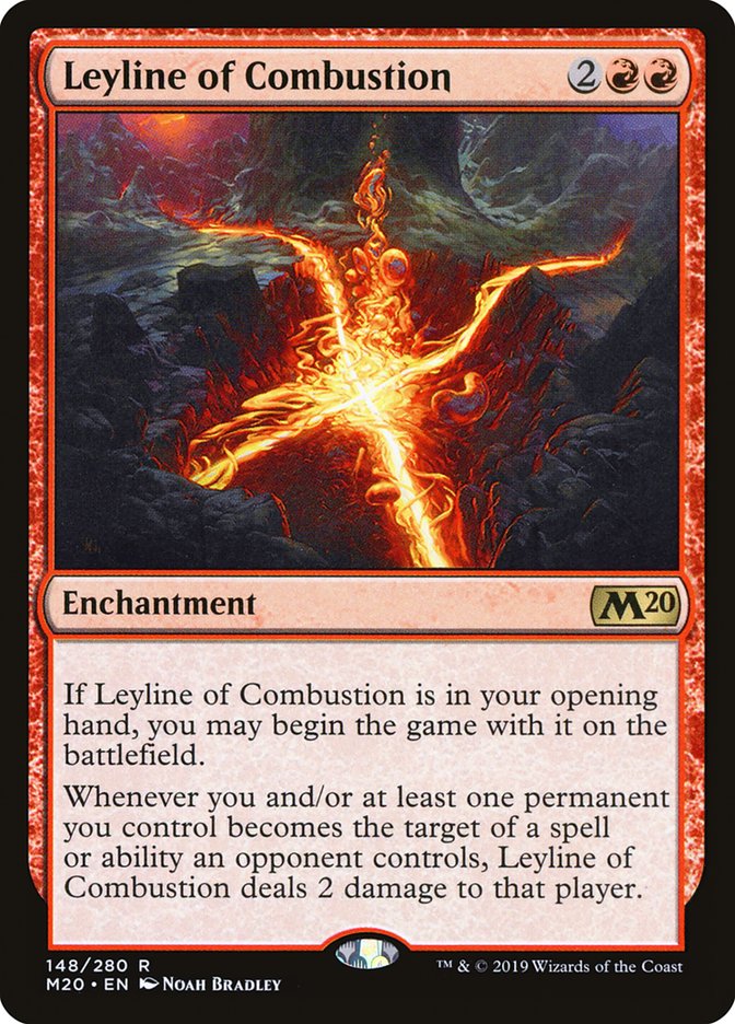 Leyline of Combustion [Core Set 2020] | Dragon's Lair Comics and Fantasy Houston TX