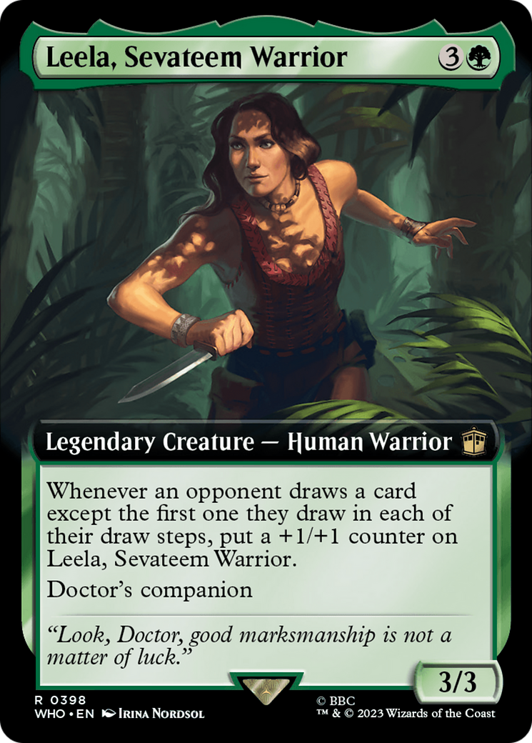 Leela, Sevateem Warrior (Extended Art) [Doctor Who] | Dragon's Lair Comics and Fantasy Houston TX