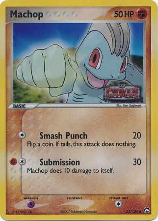 Machop (53/108) (Stamped) [EX: Power Keepers] | Dragon's Lair Comics and Fantasy Houston TX
