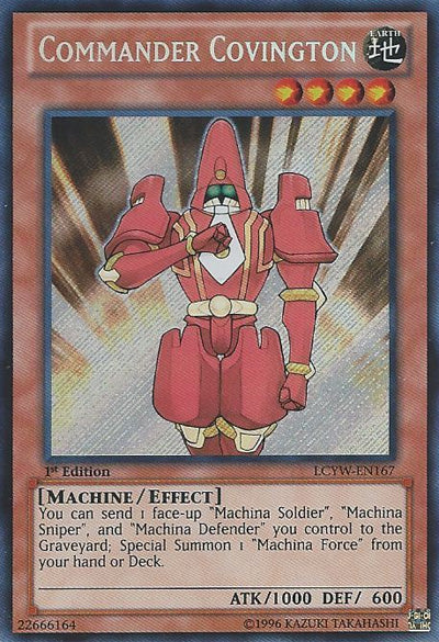 Commander Covington [LCYW-EN167] Secret Rare | Dragon's Lair Comics and Fantasy Houston TX