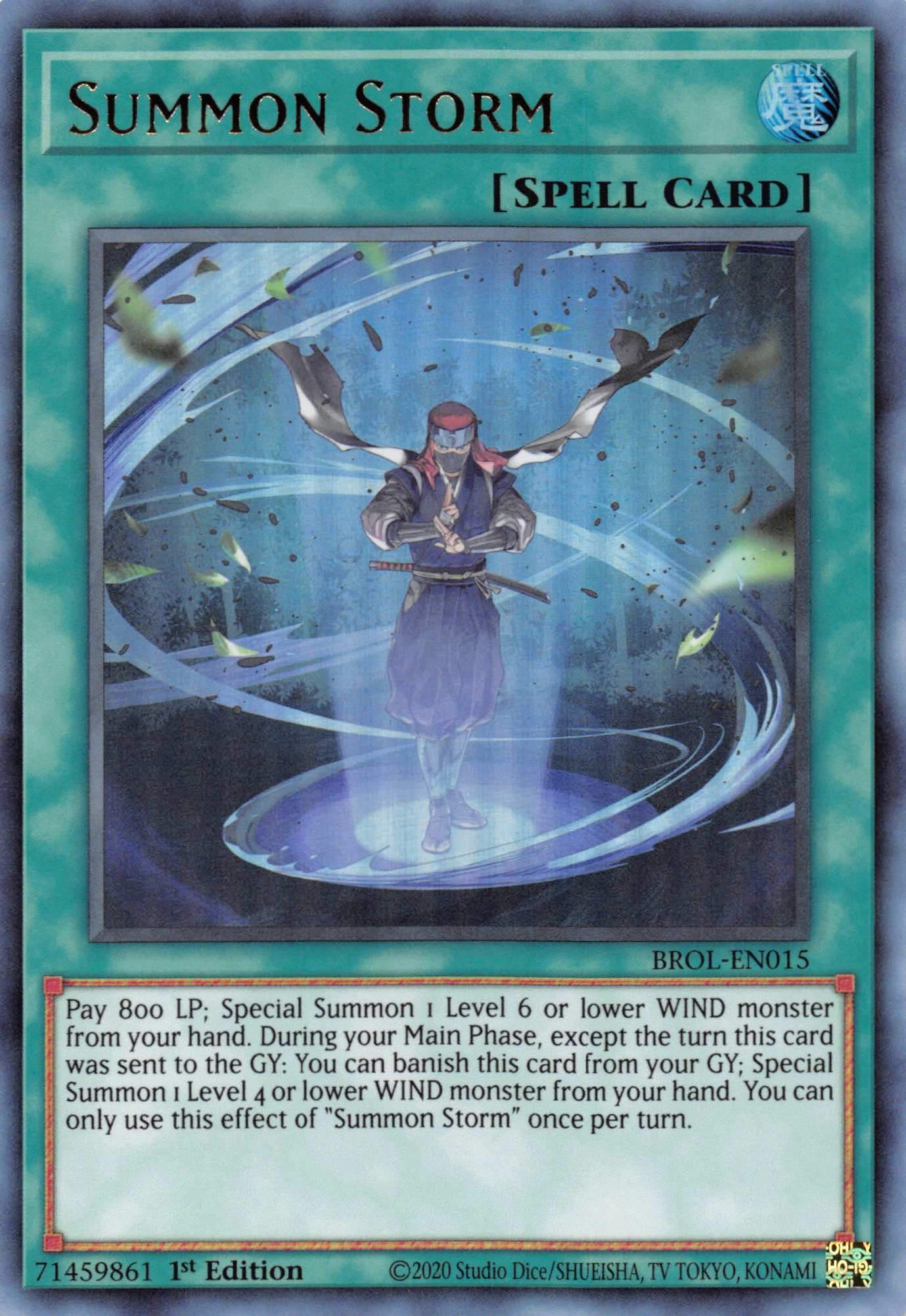 Summon Storm [BROL-EN015] Ultra Rare | Dragon's Lair Comics and Fantasy Houston TX