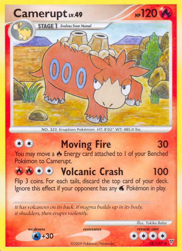 Camerupt (18/147) [Platinum: Supreme Victors] | Dragon's Lair Comics and Fantasy Houston TX