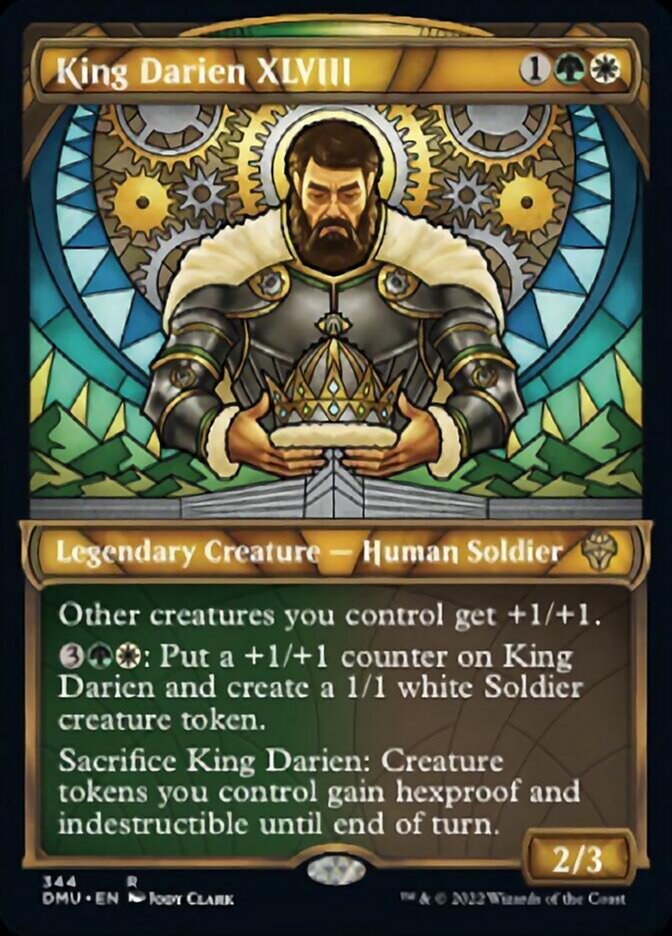 King Darien XLVIII (Showcase Textured) [Dominaria United] | Dragon's Lair Comics and Fantasy Houston TX