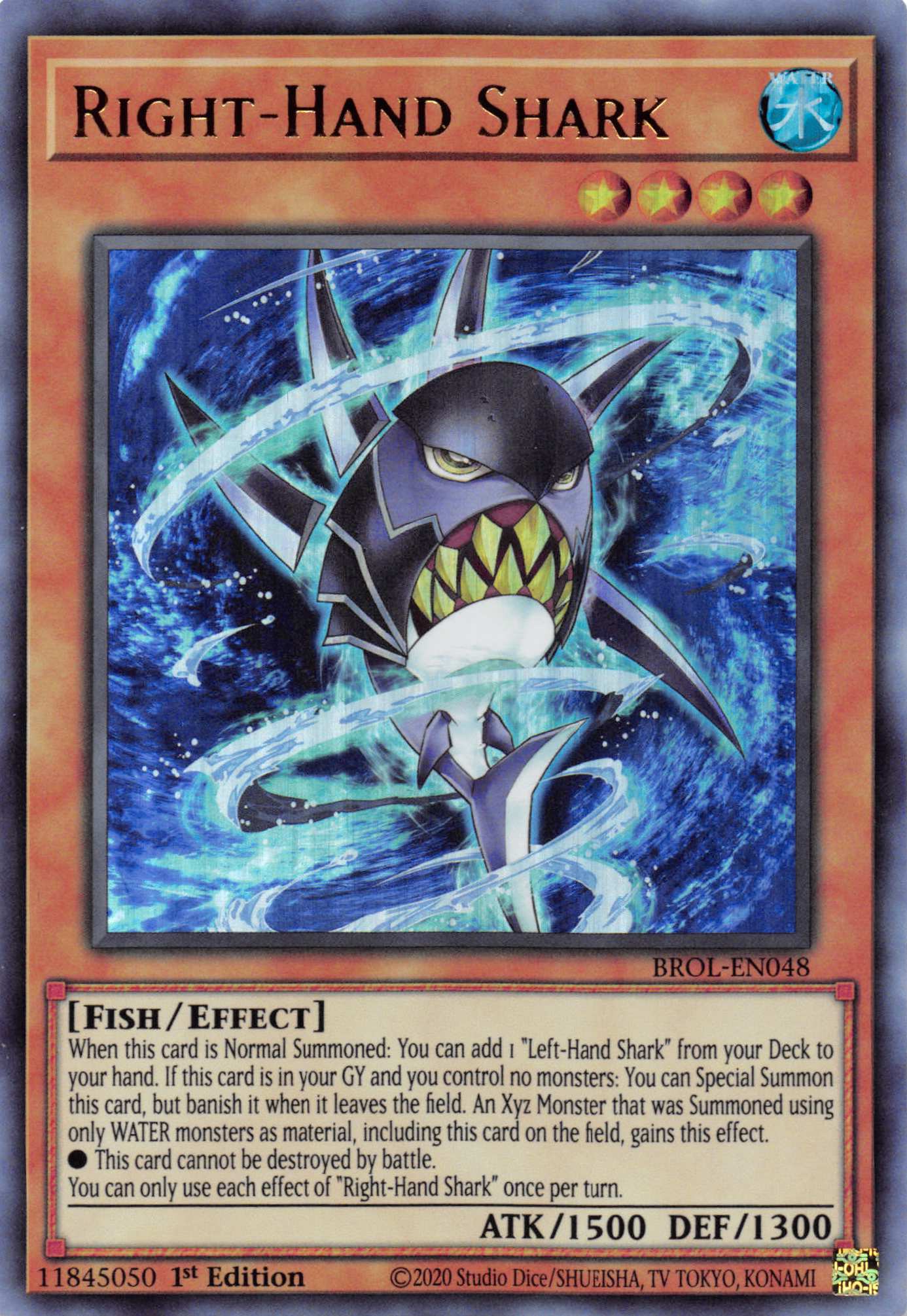 Right-Hand Shark [BROL-EN048] Ultra Rare | Dragon's Lair Comics and Fantasy Houston TX