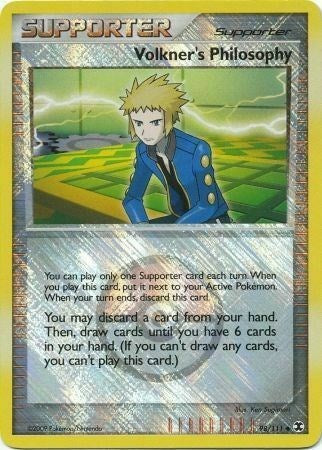 Volkner's Philosophy (98/111) (Player Reward) [Platinum: Rising Rivals] | Dragon's Lair Comics and Fantasy Houston TX