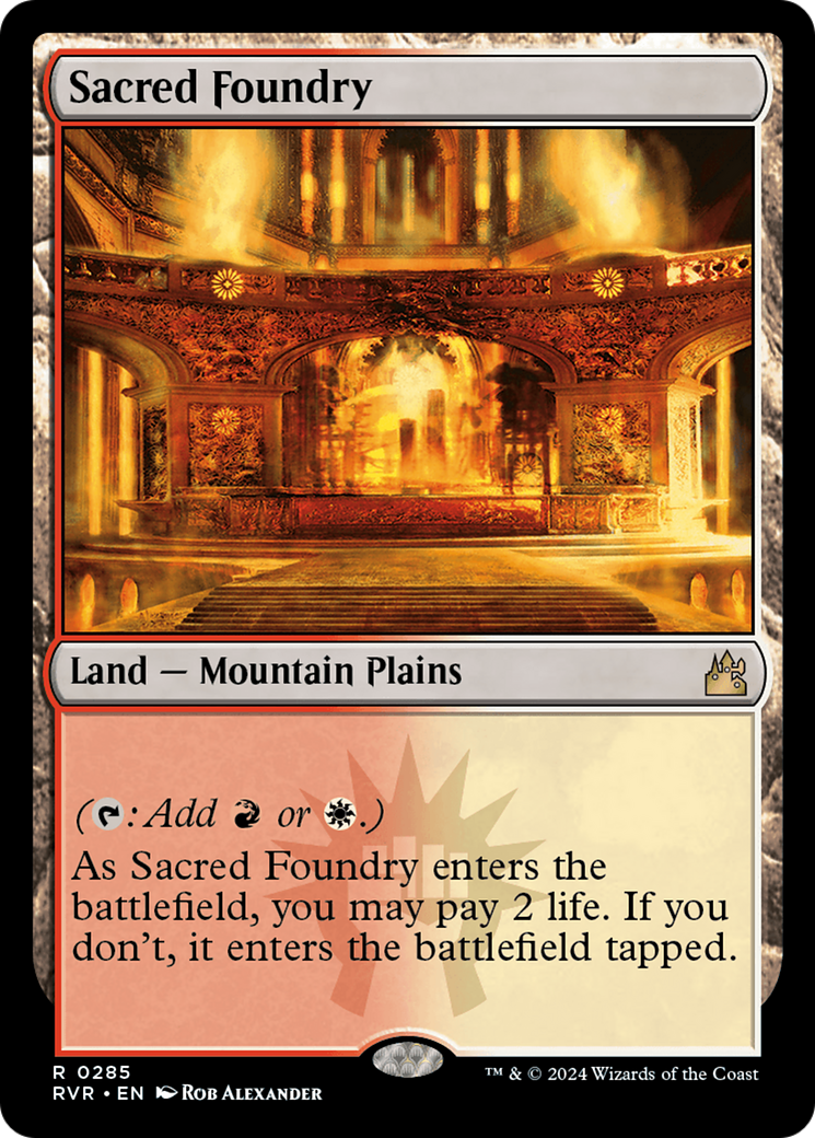 Sacred Foundry [Ravnica Remastered] | Dragon's Lair Comics and Fantasy Houston TX