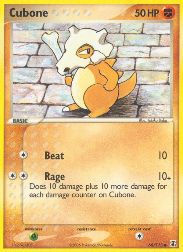 Cubone (60/113) [EX: Delta Species] | Dragon's Lair Comics and Fantasy Houston TX
