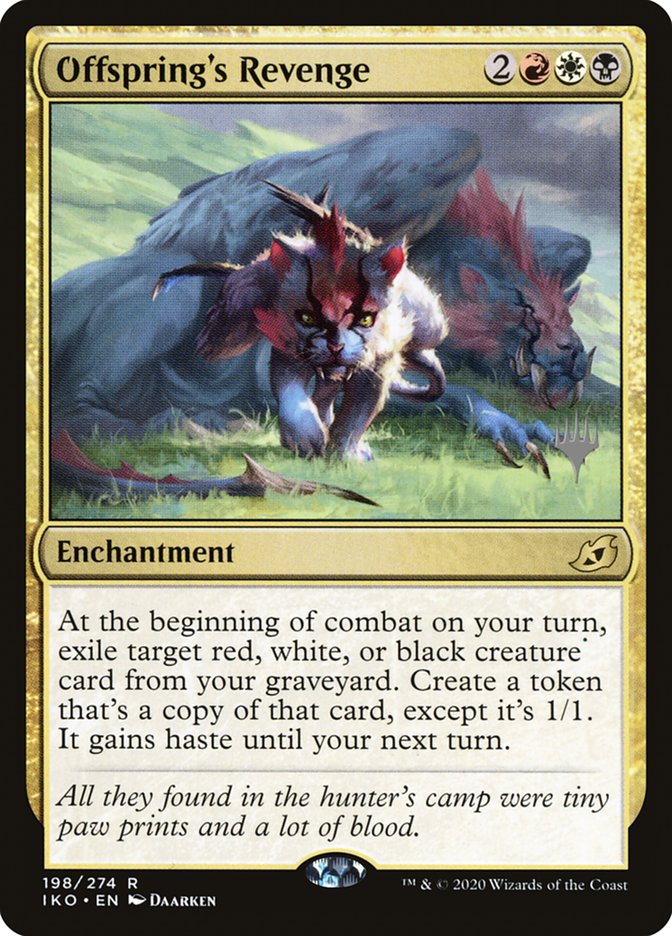 Offspring's Revenge (Promo Pack) [Ikoria: Lair of Behemoths Promos] | Dragon's Lair Comics and Fantasy Houston TX