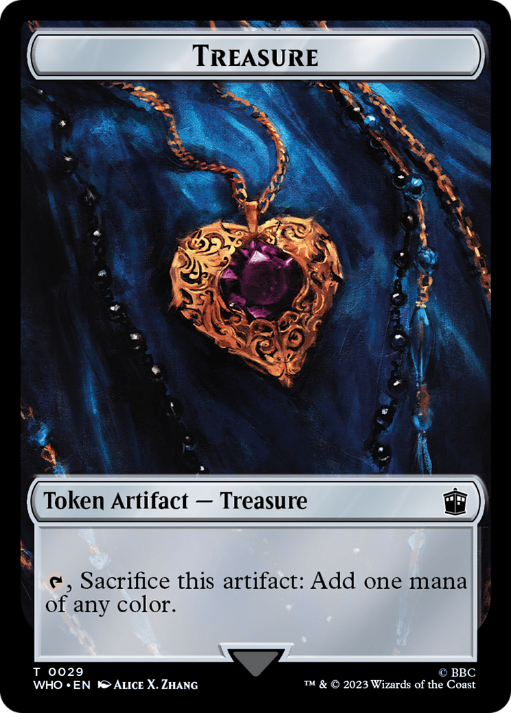 Copy // Treasure (0029) Double-Sided Token [Doctor Who Tokens] | Dragon's Lair Comics and Fantasy Houston TX