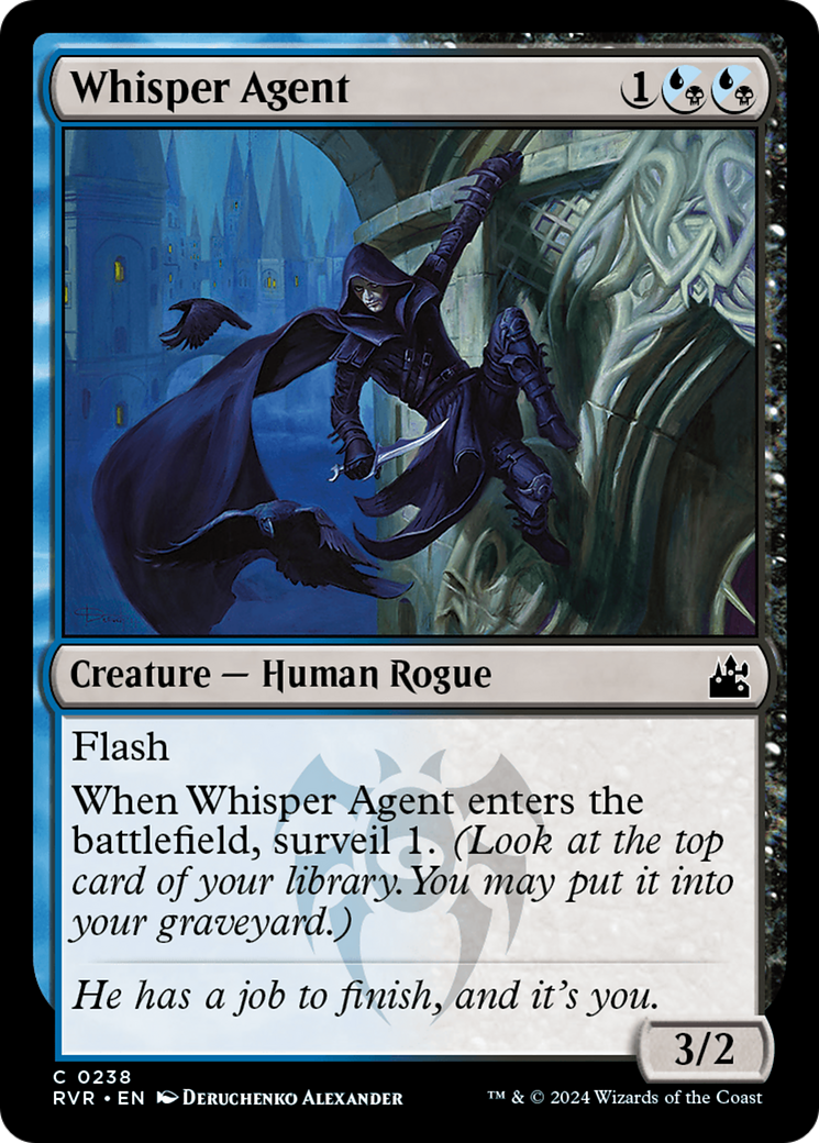 Whisper Agent [Ravnica Remastered] | Dragon's Lair Comics and Fantasy Houston TX