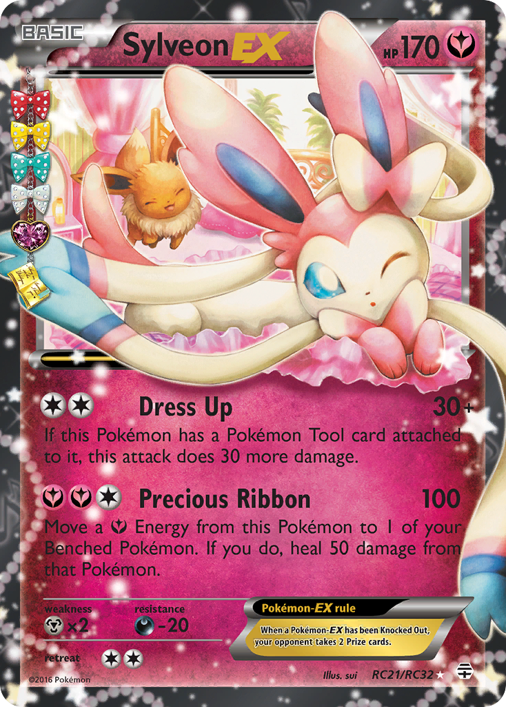 Sylveon EX (RC21/RC32) [XY: Generations] | Dragon's Lair Comics and Fantasy Houston TX