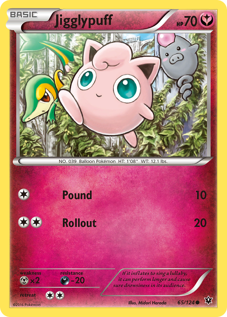 Jigglypuff (65/124) [XY: Fates Collide] | Dragon's Lair Comics and Fantasy Houston TX