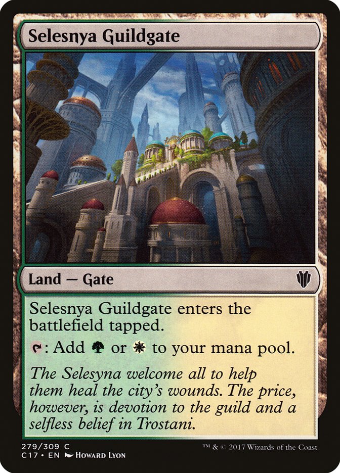 Selesnya Guildgate [Commander 2017] | Dragon's Lair Comics and Fantasy Houston TX