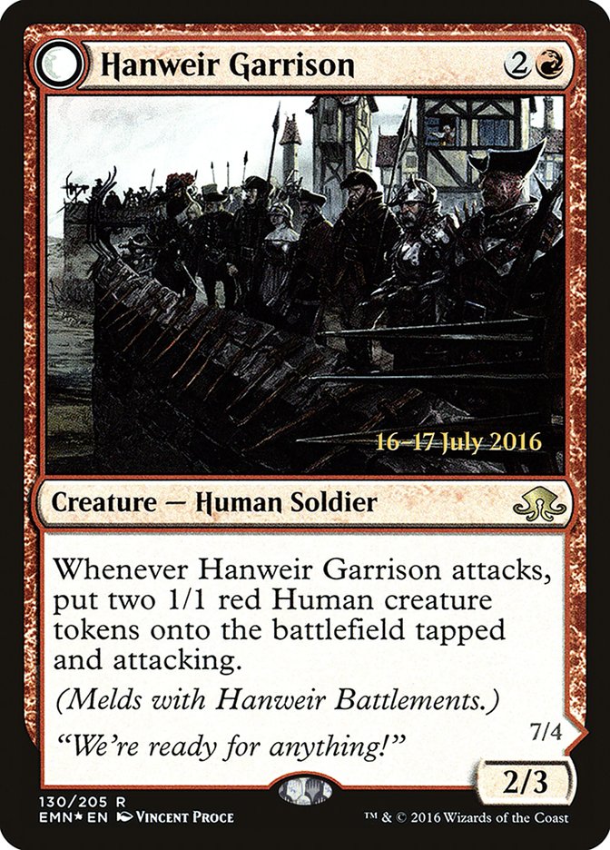Hanweir Garrison [Eldritch Moon Prerelease Promos] | Dragon's Lair Comics and Fantasy Houston TX