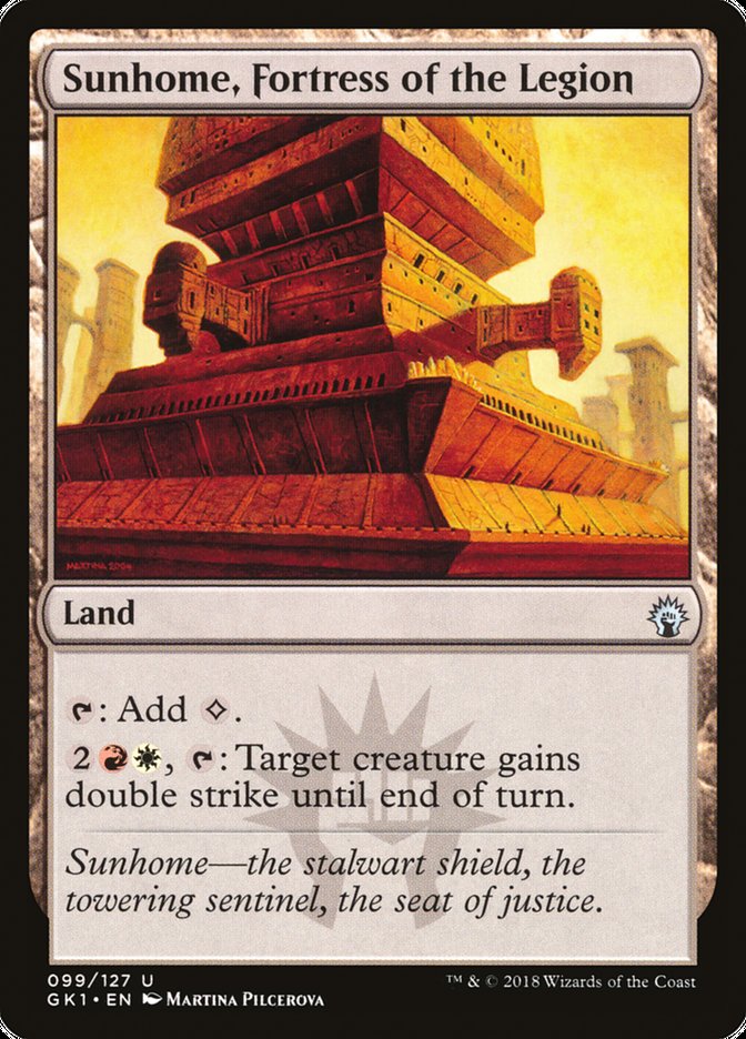 Sunhome, Fortress of the Legion [Guilds of Ravnica Guild Kit] | Dragon's Lair Comics and Fantasy Houston TX
