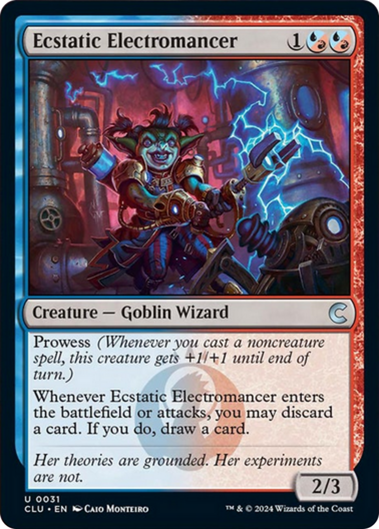 Ecstatic Electromancer [Ravnica: Clue Edition] | Dragon's Lair Comics and Fantasy Houston TX