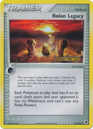 Holon Legacy (74/101) (Stamped) [EX: Dragon Frontiers] | Dragon's Lair Comics and Fantasy Houston TX